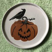 5 Halloween appetizer plates, Poe image 3
