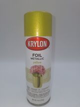 Krylon 6 Oz Premium Metallic Foil Yellow Spray Paint Model 1084 K0108400... - $19.39