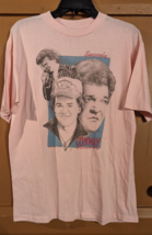 Vtg 80s Conway Twitty Sincerely T-Shirt L Single Stitch USA Country Tour Pink - £53.27 GBP