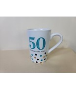 Coffee Mug &quot;50 Unforgetable Years&quot;   Bright Colorful Hallmark  5&quot; - £11.73 GBP