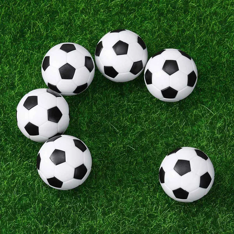 Sporting 6pcs Table Balls 32mm 36mm Mini Foosball Kicker Spare Soccer Indoor Gam - £23.45 GBP