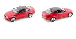 1:36 Red 5&quot; BMW M3 Coupe E92 Diecast Model Toy Car 2 Door  - £17.62 GBP