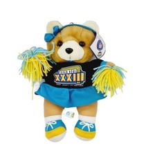 Vintage Super Bowl 1999 NFL 11&quot; Cheerleader Bear Stuffed Plush - £3.93 GBP