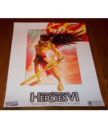 MIGHT AND MAGIC HEROES VI VIDEO GAME PROMO POSTER - £15.58 GBP