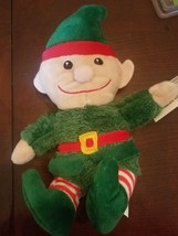 Elf Plush Christmas Holiday Stuffed Toys Green/Red-Brand New-SHIPS N 24 HOURS - £9.19 GBP