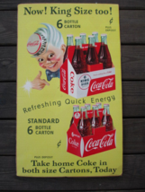 Coca-Cola 1955  Litho Print Sprite Boy King Size Original - $247.50
