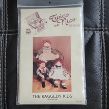 Vintage 1989 Twice As Nice Designs The Raggedy Kids Pattern No.147 - $8.54