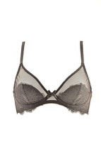 L&#39;agent By Agent Provocateur Womens Bra Sheer Lace Black Size Uk 32B - £38.92 GBP