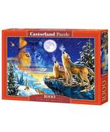 1000 Piece Jigsaw Puzzle, Howling Wolves, Adult Puzzle, Castorland C-103... - £12.14 GBP+