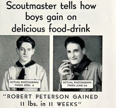 Cocomalt Powdered Beverage 1933 Advertisement Boy Scout Scoutmaster DWKK13 - €17,30 EUR Cocomalt Powdered Beverage 1933 Advertisement Boy Scout Scoutmaster DWKK13 - €17,30 EUR