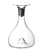 Wine &amp; Bar by Georg Jensen Stainless Steel and Glass Wine Carafe Modern ... - $214.35 CAD