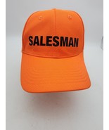 Sportext Orange Salesman Cap/ Hat Adjustable Unisex  - $17.64 CAD