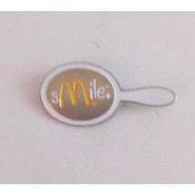 Vintage Smile Hand Mirror McDonald&#39;s Employee Lapel Hat Pin - $192.27 MXN
