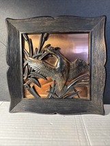 Vintage Coppercraft Guild Framed 3D Bird Pictures Wall Hanging Copper 4660 Duck - $12.19