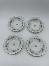 Set of 4 Johann Haviland Blue Garland Fruit Berry Bowls Bavaria Germany China 5” - £14.52 GBP