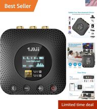 Bluetooth 5.1 Music Receiver with OLED Display - Ideal for Audiophiles - $159.37