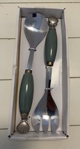 Pfaltzgraff Seychelles Salad Fork and Spoon Serving Set 36321 2006 - $30.39