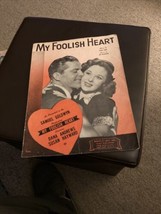 Vintage 1949 My Foolish Heart Sheet Music Hayward &amp; Andrews by Washington/Young - £4.14 GBP