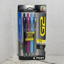 Pilot G2 Premium Gel Roller Pen Fine Point 0.7 Assorted Inks 4 Pack - £8.55 GBP
