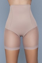 New Nude High Waist Mesh Body Shaper Shorts (4XL) - $39.11