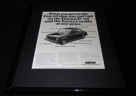 1976 Fiat 128 Framed 11x14 ORIGINAL Vintage Advertisement - $39.59