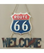 Route 66 Welcome Sign Plaque Entrance Decor - $19.20