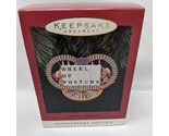 Hallmark Keepsake Wheel Of Fortune Christmas Ornament Anniversary Edition - £8.68 GBP