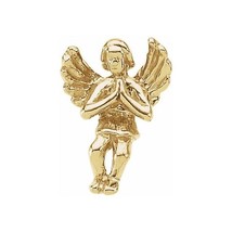 14k Yellow Gold Praying Angel Lapel Pin - £199.09 GBP