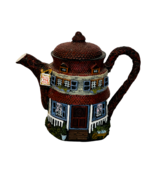 Hometown Teapot Cottage House Figurine Tea Pot Home Town Quill for Sale ... - £23.70 GBP