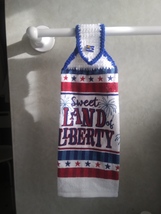 Sweet Land Patriotic Hanging Towel - $3.50