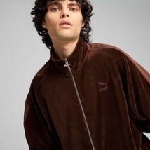 NWT men&#39;s large puma T7 oversized velour track top/jacket 626712-65 $90 - $981.13 MXN