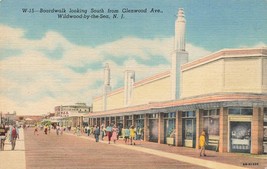 New Jersey Wildwood By The Sea Boardwalk looking South from Greenwood Avenue M34 - £3.93 GBP
