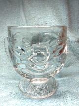 Vintage Tiki Mug Goblet Crystal type Glass Hawaiian/Happy, Sad Face! UNI... - £15.30 GBP