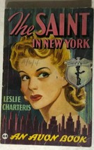 THE SAINT IN NEW YORK by Leslie Charteris () Avon mystery pb #44 - $10.88