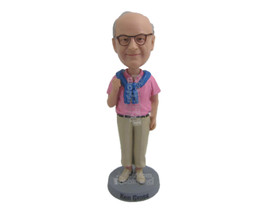 Custom Bobblehead Dashing Gentleman In Bright Coloured Shirt - Leisure &amp; Casual  - £71.12 GBP