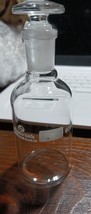 60 ml Glass Reagent Bottle Glass Stopper Narrow Mouth Transparent Supert... - $9.89
