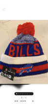 New Era Buffalo Bills Cuffed Pom Winter Hat Beanie Bills Mafia Sideline Cap - £14.24 GBP