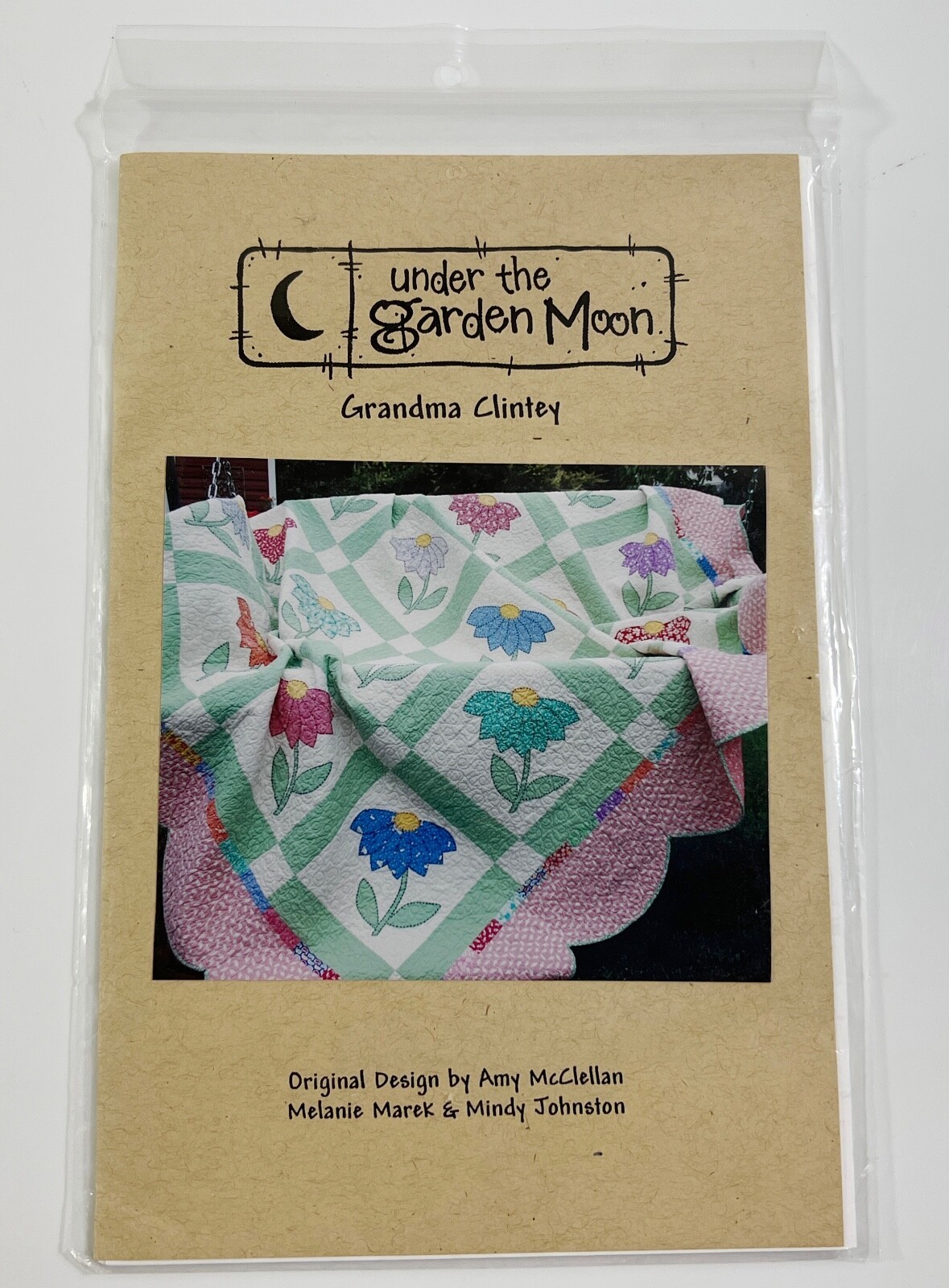 Under the Garden Moon Grandma Clintey  Q222 Pattern - $9.89