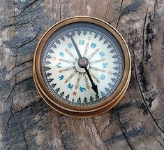 Perfect Nautical Brass Antique Calendar Compass| Perfect Christmas Gift - £22.21 GBP