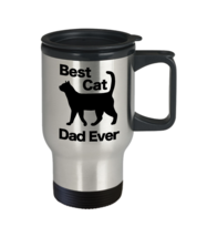 Best Cat Dad Ever Mug Travel Cup Worlds Greatest Father Crazy House Cat Daddy - £17.23 GBP