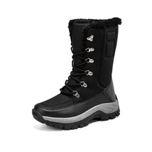 Outdoor Women&#39;s Boots Warmest Faux Fur Snow Boots Winter High Top Boots Female W - £30.42 GBP