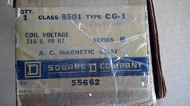 Square D Company A.C. Magnetic Relay Class 8501 Type cG-1 Series B - £12.04 GBP