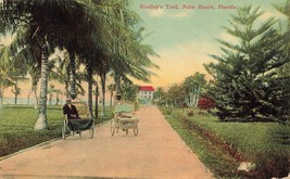 Palma Spiaggia Florida Fl ~BRADLEY&#39;S Sentiero~ 1910s Cochrans Libro Conservare - £8.73 GBP