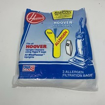 Hoover Vacuum Filtration Bags Type Y Windtunnel Upright Open Packaging 3 Bags - £6.57 GBP