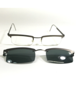 Lindberg Eyeglasses Frames Mod.4015 Matte Gray with Clip On Lenses 50-21-135 - $280.28