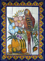 Mexican Tile Mural - £428.69 GBP