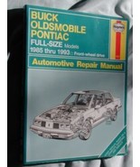 Buick Oldsmobile Pontiac FULL-SIZES 85-93 repair manual - £9.57 GBP