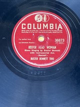 Buster Bennett Trio - Reefer Head Woman / Leap Frog Blues (Columbia 78 r... - $5.19