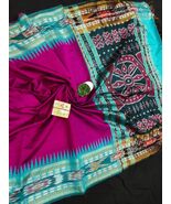  odisha sambalpuri silk pata saree fall and Pico done with unstitching b... - $255.87