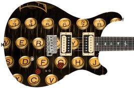 Guitar Wrap Axe Skin Decal Re-skin Pressing My Buttons 1007 - $45.49